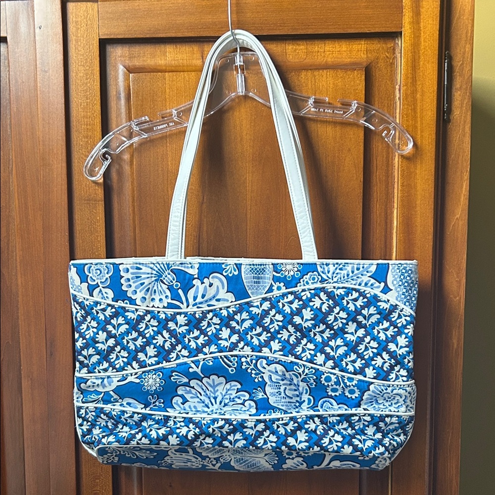 Vera Bradley Floral Blue Tote Bag